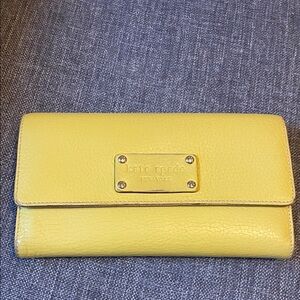 Kate Spade Sunny Yellow Large Wallet